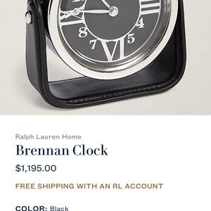 Ralph Lauren Brianna clock